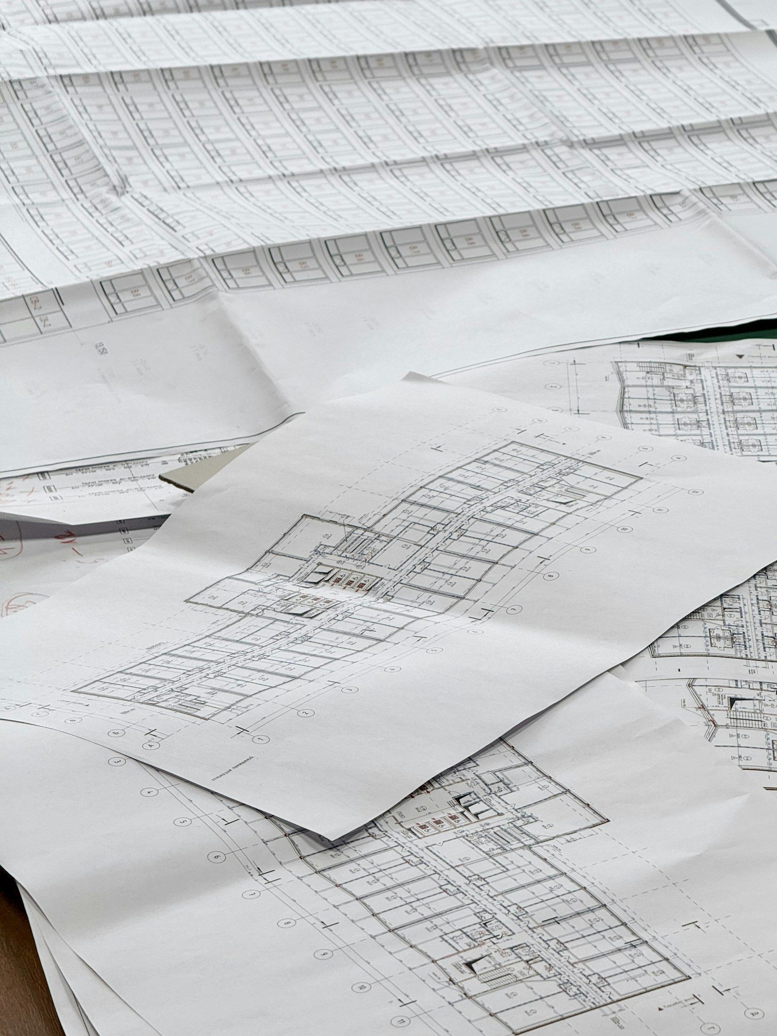 Architektonische Baupläne für die Smart-Home-Planung